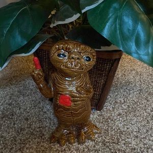 ET Extra Terrestrial Ceramic Figurine